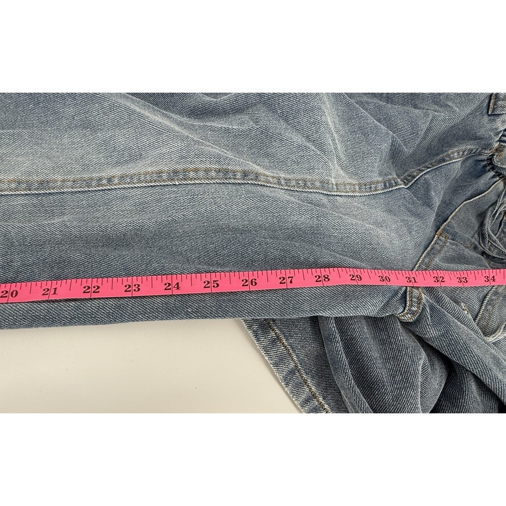 NWT And Now This Jeans Wide Leg Tie Waist Drapey Blue Med Wash Comfort Size XS - Picture 13 of 13